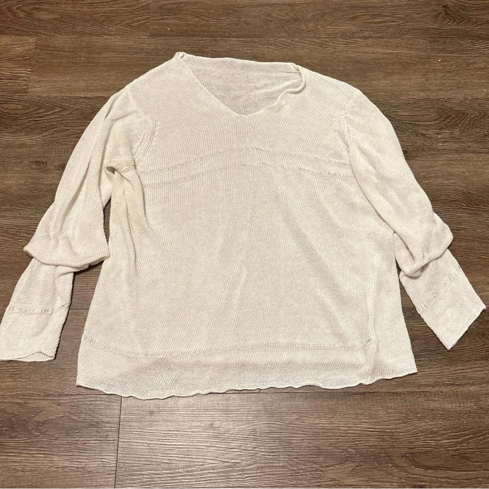 women’s white sweater